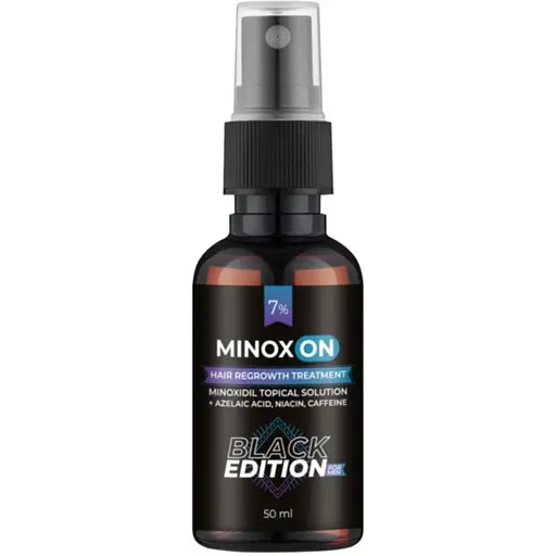 Лосьон Minoxon Black Edition Minoxidil 7% для роста волос мужской 50 мл