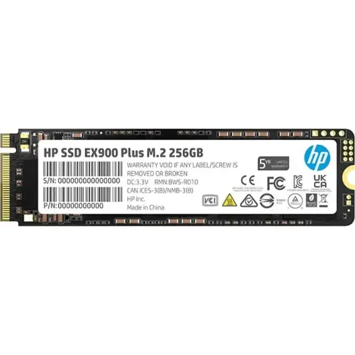 SSD накопичувач HP EX900 Plus 256GB (35M32AA) [142818]