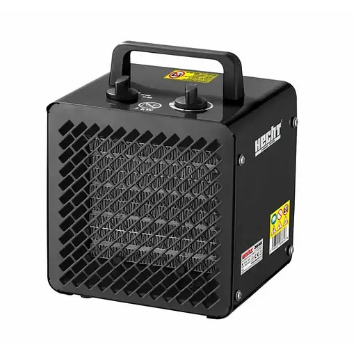 Електричний обігрівач HECHT 3544 підлоговий/настільний, 2,0 кВт, площа обігріву 20 кв.м., Чорний - фото 1