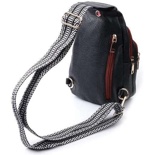 Женская сумка Vintage через плечо с отверстием для наушников из экокожи 17х27х6.5 см sum0026978 - фото 2