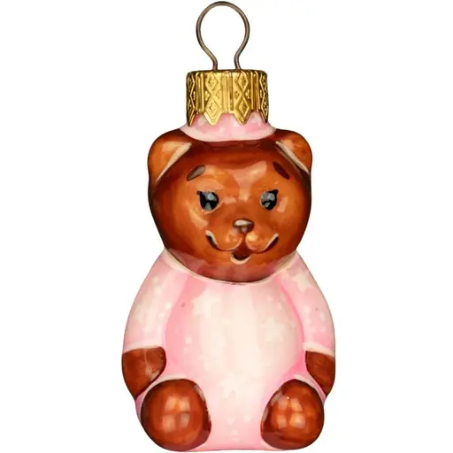 Ялинкова прикраса Різдвяні історії Донечка-ведмежатко скло (4820001154771)