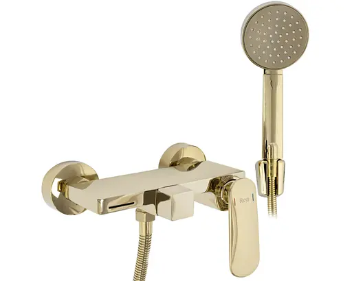 Смеситель для душа Rea Berg настенный gold REA-B2043 Золотой - фото 1
