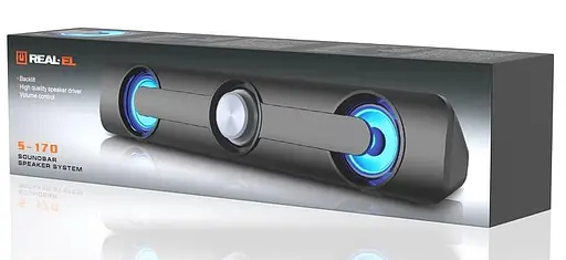 Саундбар Real-EL S-170 Black (EL121100013) - фото 7