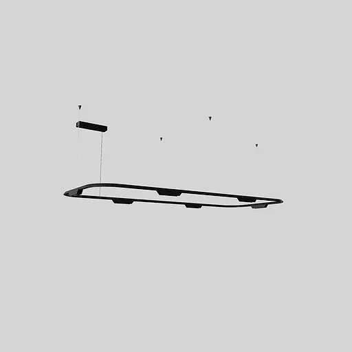 Подвесной светильник Skarlat RHL7786 38W BK 3000K