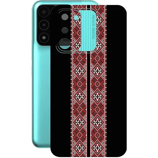 Защитная пленка StatusSKIN для Tecno Spark 8c Корпус Винил Вышиванка 3 - фото 1