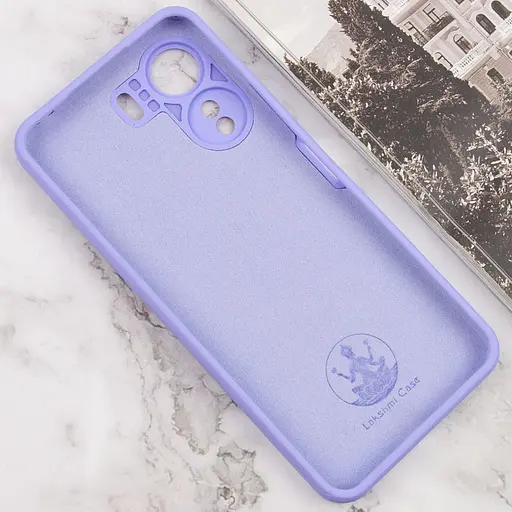 Чохол Silicone Cover Lakshmi Full Camera (AA) для Oppo A60 4G Бузковий / Dasheen - фото 3