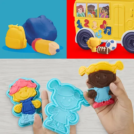 Набір для творчості Hasbro з масою для ліплення Hasbro Play-Doh Шкільні пригоди (F9140) - фото 5