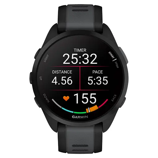 Смарт-годинник Garmin Forerunner 165 Music, Black/Slate Grey, GPS (010-02863-30) - фото 2
