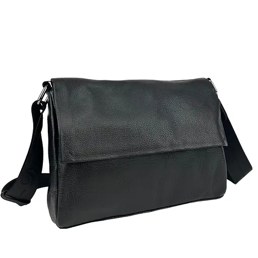 Кросбоди кожаное с клапаном классическое UnaBorsetta NB2-3141A