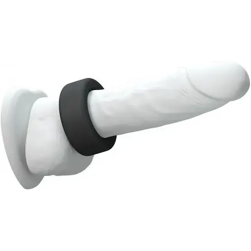 Эрекционное кольцо широкое Love To Love Cool Ring - Black Onyx - фото 2