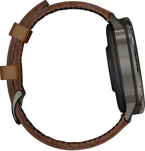 Смарт-годинник Garmin Venu 4 45 mm Розміри: Brown Leather Band (010-03014-03) - фото 3