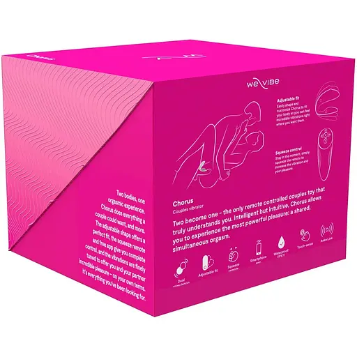 Смарт-вибратор для пар We-Vibe Chorus Cosmic Pink - фото 11