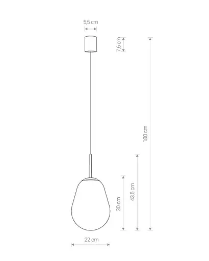 Підвісний світильник Nowodvorski 7800 Pear S - фото 4