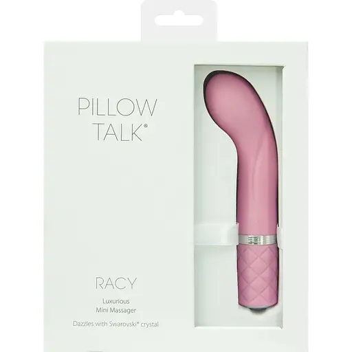 Роскошный вибратор Pillow Talk - Racy Pink с кристаллом Сваровски - фото 9