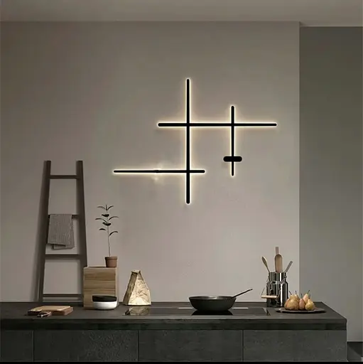 Настінний світильник Line F Vibia Арт. NO 3 BK - фото 2