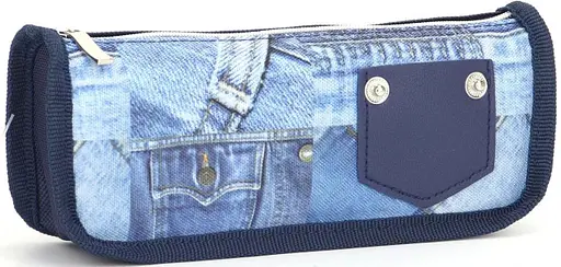 Пенал м’який без наповнення Blue, 21x4.5x7 см, KJ3211