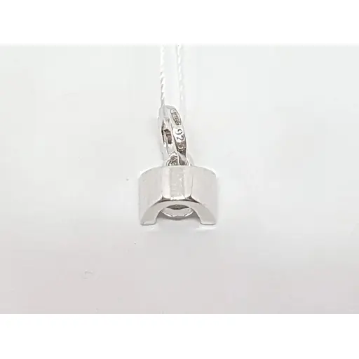 Срібна підвіска Аметист з фіанітами 1334716 - фото 4