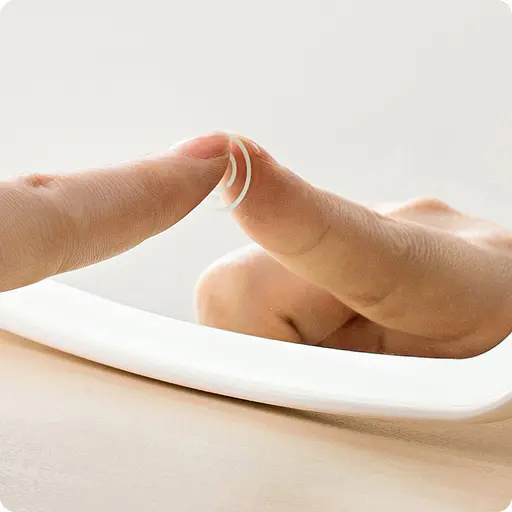 Дзеркало для макіяжу з підсвіткою Jordan-Judy LED Makeup Mirror (NV505) рожеве - фото 5