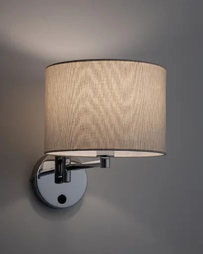 Бра, настінний світильник Nowodvorski 11781 Hotel Mood E14 1x10W IP20 світло-бежевий - фото 2