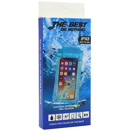 Водонепроникний універсальний чохол Epik 6.5 Блакитний - фото 4