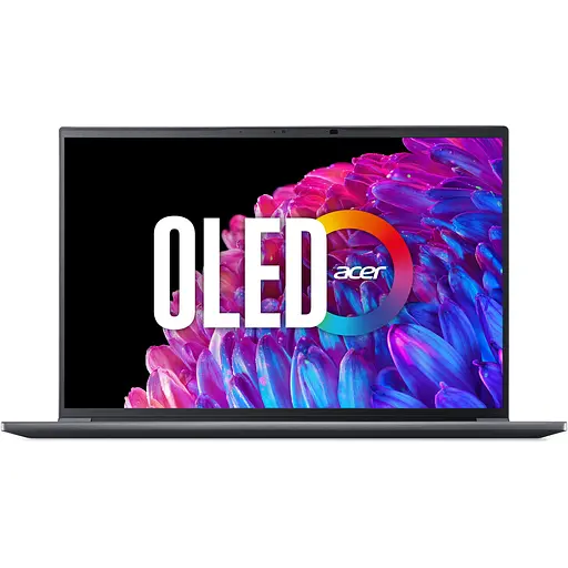 Ноутбук Acer Swift X 14 OLED SFX14-72G-5043 з процесором Intel Core Ultra 5 125H pana la 4.5GHz, 14.5'', 2.8K OLED 120Hz, 16GB LPDDR5X RAM, 1TB SSD, NVID Home, Steel сірий - фото 8