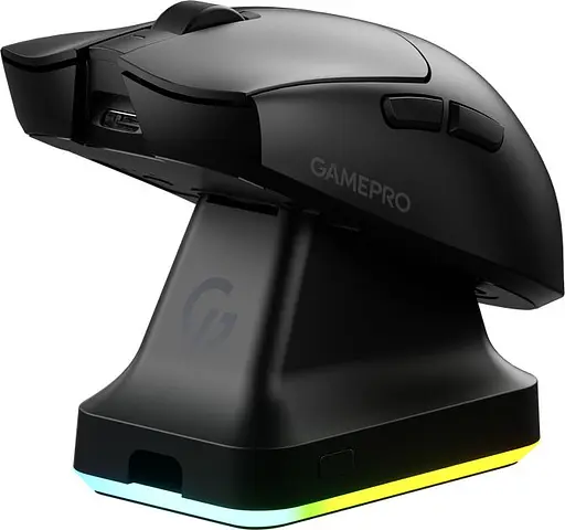 Мышь GamePro Genesis Wizard Wireless/Bluetooth/USB PixArt PAW3311 Sensor Black (GM160B)