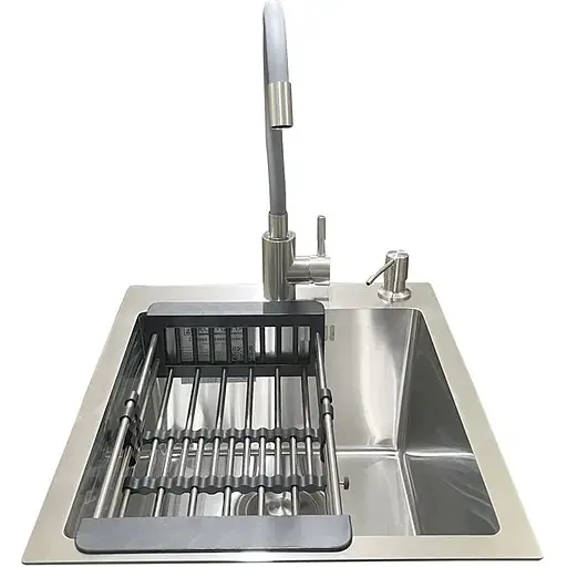 Комплект мойка + смеситель Romzha Arta U-350S (С) - фото 2