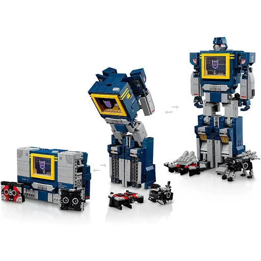 Конструктор LEGO Icons Transformers Саундвейв 1505 деталей (10358) - фото 6