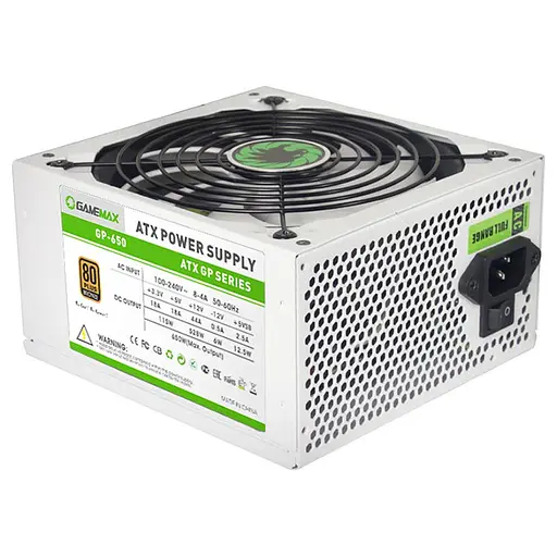 Блок питания GameMax GP-650 650W White