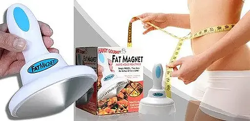 Пристрій магніт для збору жиру з поверхні їжі жировловлювач Handy Gourmet Fat, Kitchen Master 85829 - фото 6