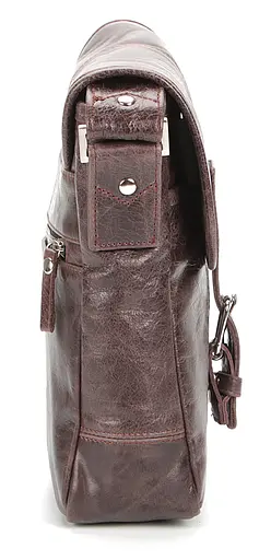 Шкіряна чоловіча сумка SHVIGEL 22х23х7 см sum0023498 - фото 5