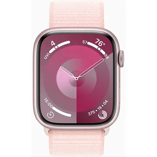 Apple Watch Series 9 GPS 45mm Pink Aluminium with Light Pink Sport Loop MR9J3 - фото 2