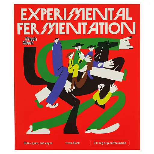 Дрип-кофе Fresh Black Experimental Fermentation Discovery box 60 г 5 шт. по 12 г