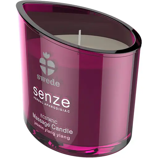 Масажна свічка Senze Ecstatic Massage Candle жасмин/іланг-іланг, 50 мл - фото 2