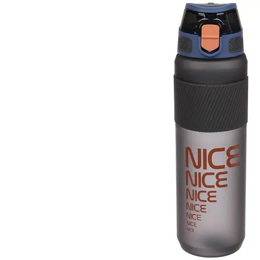 Пляшка для води спортивна Laprida Soft-touch 1000 мл сірий (67-5206)