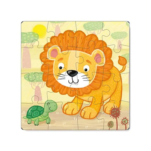 Детский пазл Львенок DoDo 300165 из 16 деталей. - фото 2