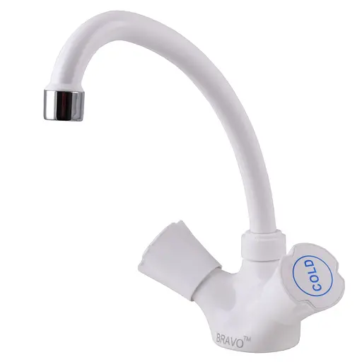 Змішувач для кухні Bravo B2-00-203 термостійкий ABS пластик Білий - фото 4