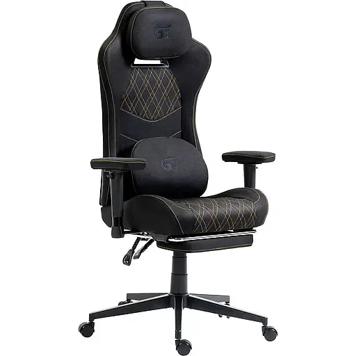 Геймерское кресло GT Racer X-2407 Fabric Black/Orange - фото 3