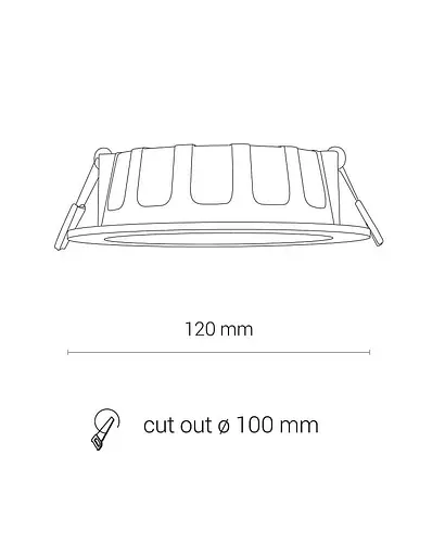 Точковий світильник Nowodvorski 8782 CL Kos LED - фото 5