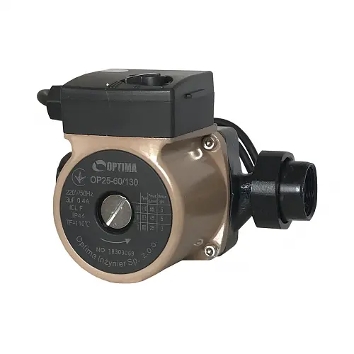 Циркуляционный насос Optima OP25-60 130 мм. (+Гайки, +кабель з вилкою) - фото 5
