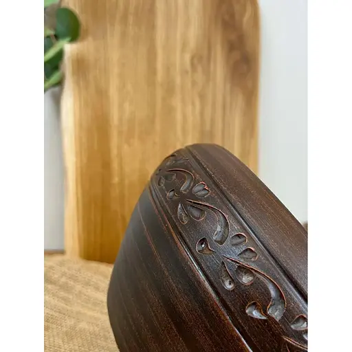 Чагунок 3 л керамический (глиняный) резной Декор - фото 4