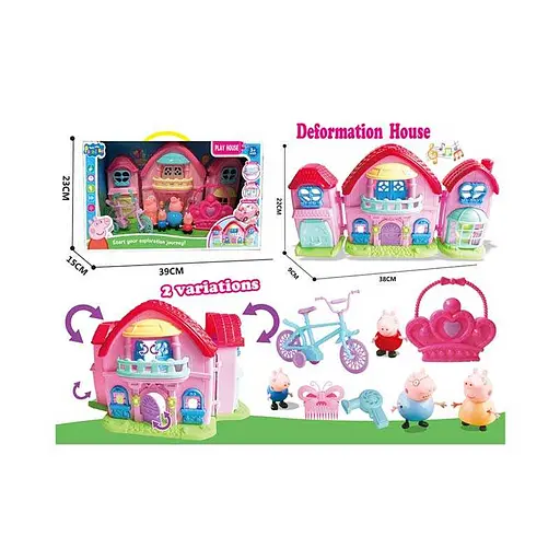 Будиночок з героями Свинка Пеппа