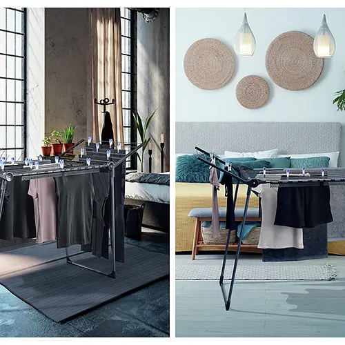 Каркас для сушіння білизни PEGASUS 180 Solid BLACK (81589) - фото 2