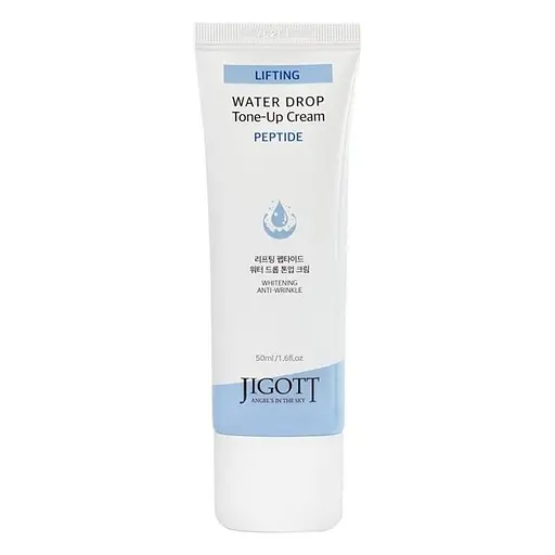 Увлажняющий крем для лица Пептиды Jigott Lifting Peptide Water Drop Tone Up Cream Jigott 50 мл - фото 1