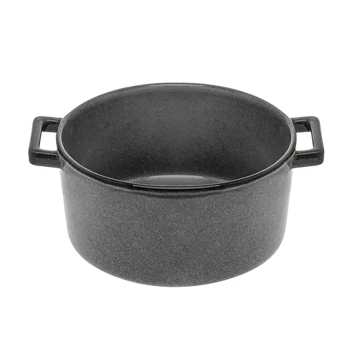 Керамическая кастрюля круглой формы, 3 л, S&T Серый 87070 - фото 1