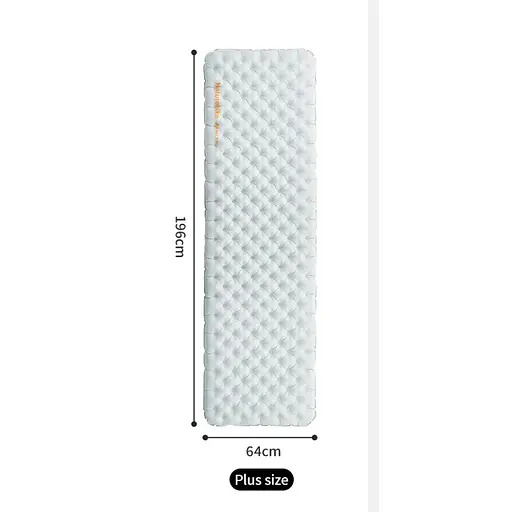 Матрас надувной одноместный UL Naturehike CNK2450WS012, 196*64, серый - фото 2