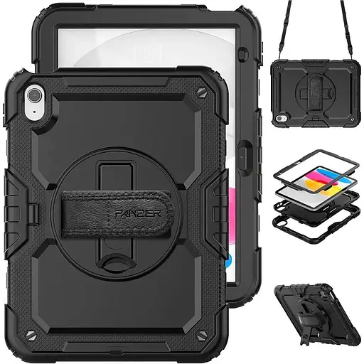 Чохол ArmorStandart Panzer для Apple iPad 11 (2025) / iPad 10.9" (2022) Black (ARM82525) [133636] - фото 4