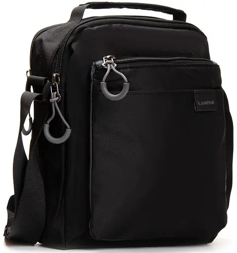 Чоловіча плечова сумка, чорний Lanpad sum0028751 - фото 1