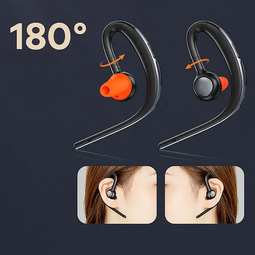 Bluetooth гарнітура Remax RB-T39 black - фото 3