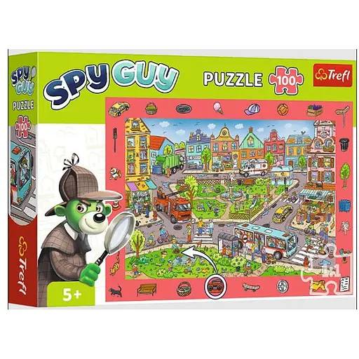 Пазл Trefl навчальний Observation Місто Шпигун 100 ел. (15590) - фото 1